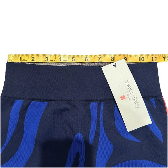 Sweaty Betty $118 Jacquard Base Layer Leggings S Animal Print Thermal Ski Winter - Picture 8 of 9